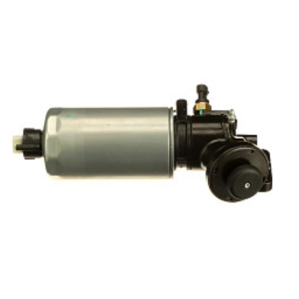 Close-up of CNH 87435522 Water Separator Assembly for Case Motor Grader