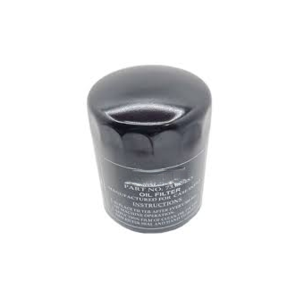 CNH Obsolete oil filter part number 73300483, white cylindrical filter with black top