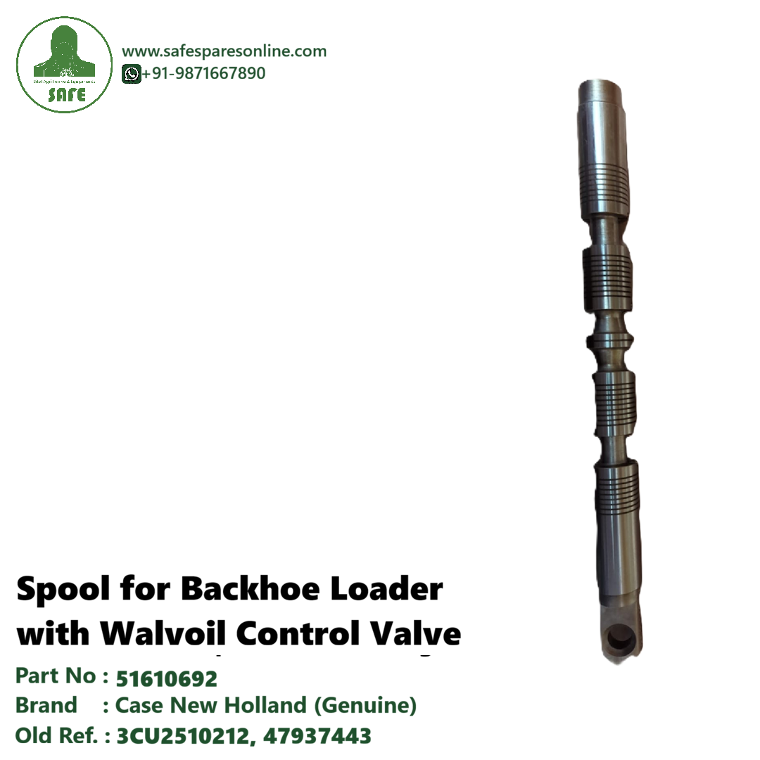 Case Construction Genuine 51610692 Hydraulic Spool 1D [ML] / SD16-SDS180 â€“ For Walvoil Control Valve (Replaces 3CU2510212, 47937443)