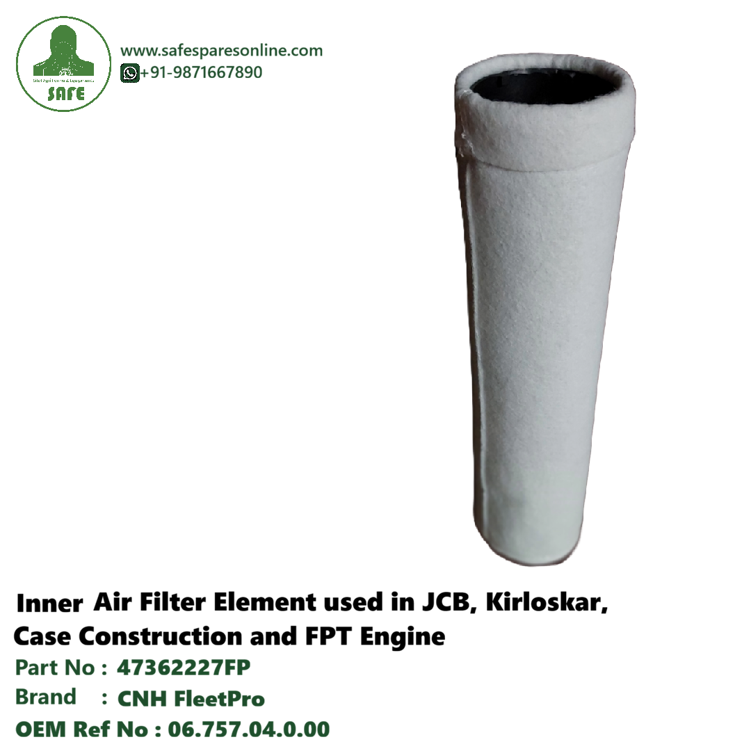 CNH FleetPro Genuine 47362227FP Safety Air Filter â€“ Secondary Filter (Replaces Kirloskar 06.757.04.0.00)