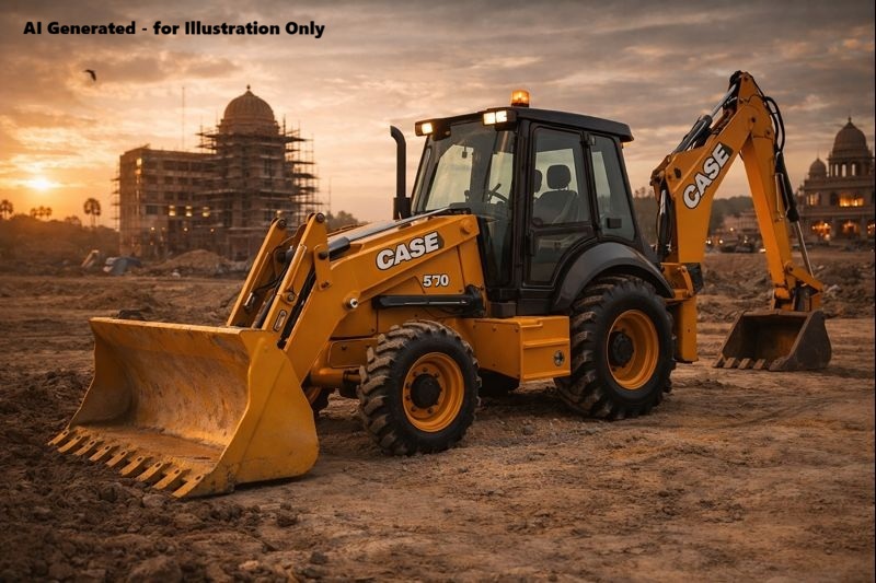 Case Construction 570 Backhoe Loader