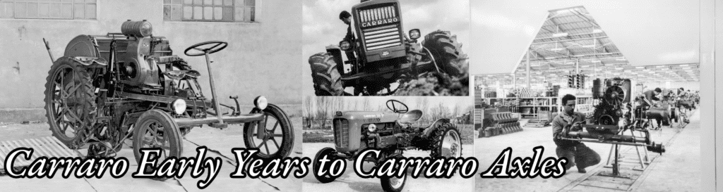 Vintage Carraro Axle and Transmission Legacy from the early years available at SafeSparesOnline.